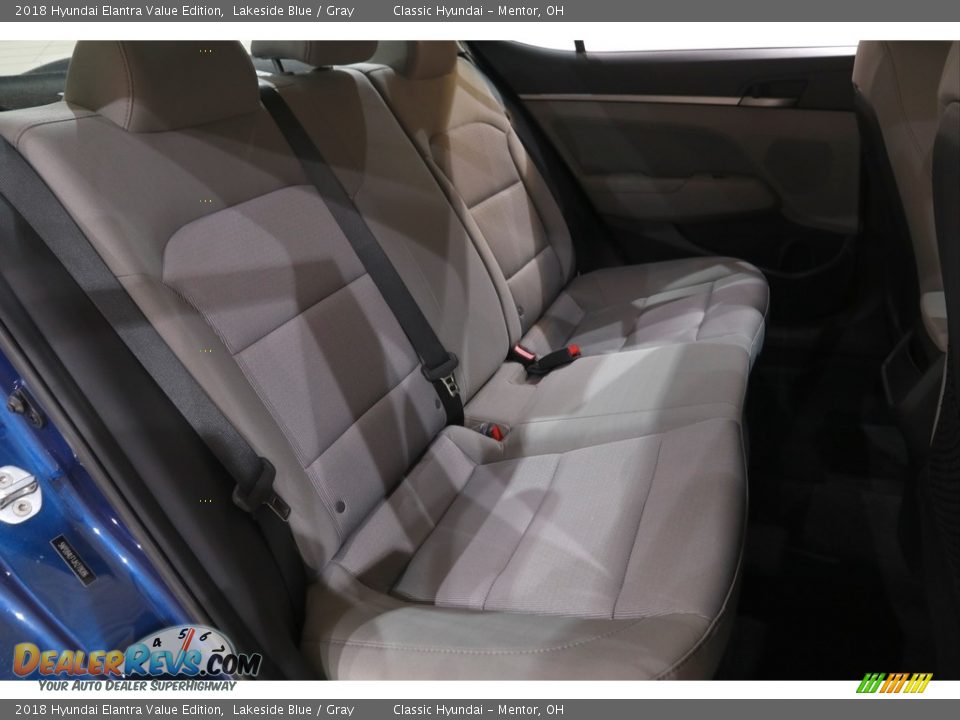 2018 Hyundai Elantra Value Edition Lakeside Blue / Gray Photo #15
