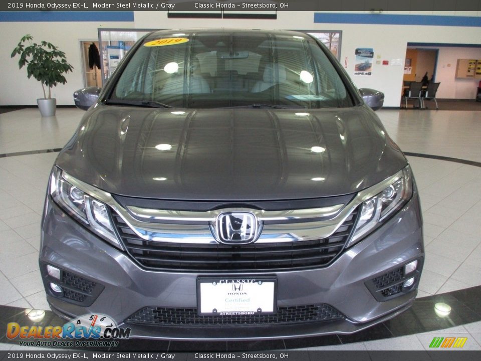2019 Honda Odyssey EX-L Modern Steel Metallic / Gray Photo #2