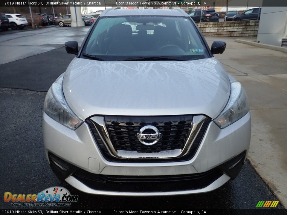 2019 Nissan Kicks SR Brilliant Silver Metallic / Charcoal Photo #8