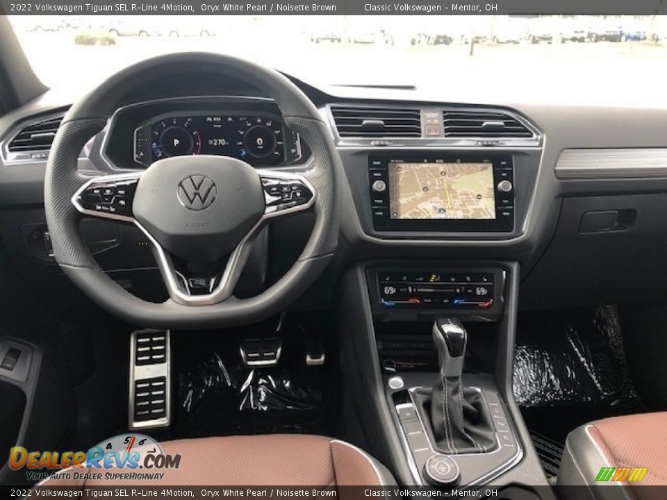 Dashboard of 2022 Volkswagen Tiguan SEL R-Line 4Motion Photo #4