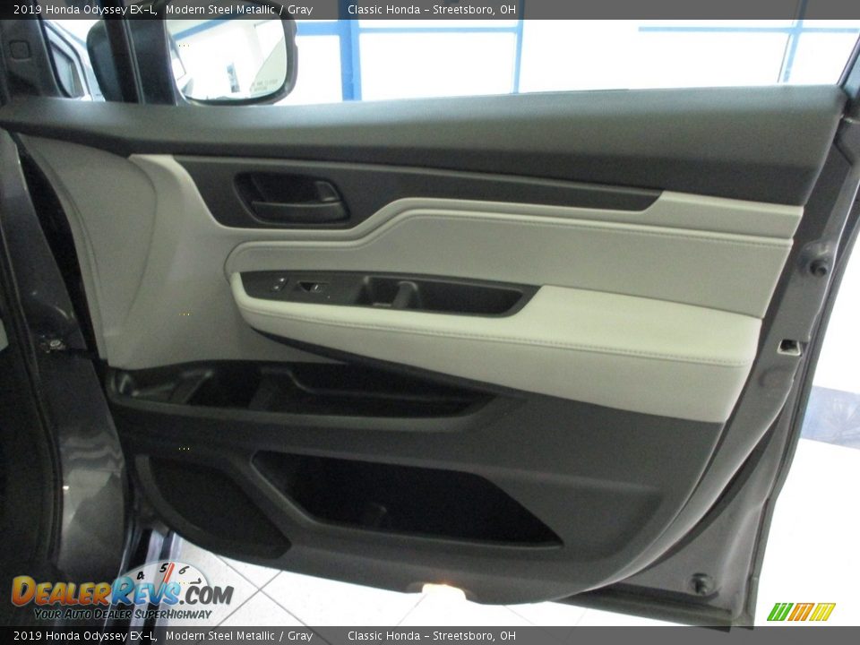 2019 Honda Odyssey EX-L Modern Steel Metallic / Gray Photo #14