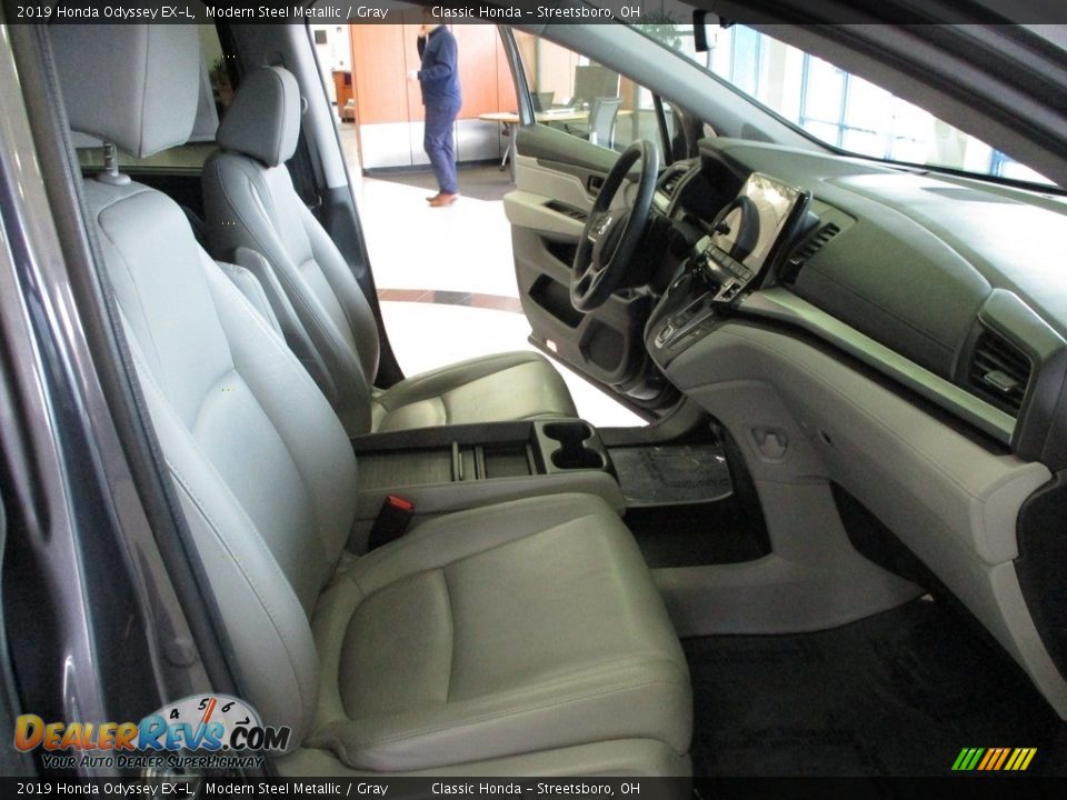 2019 Honda Odyssey EX-L Modern Steel Metallic / Gray Photo #16