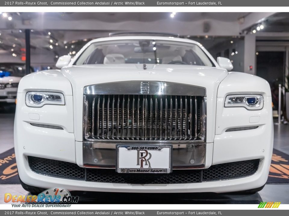2017 Rolls-Royce Ghost Commissioned Collection Andalusi / Arctic White/Black Photo #7