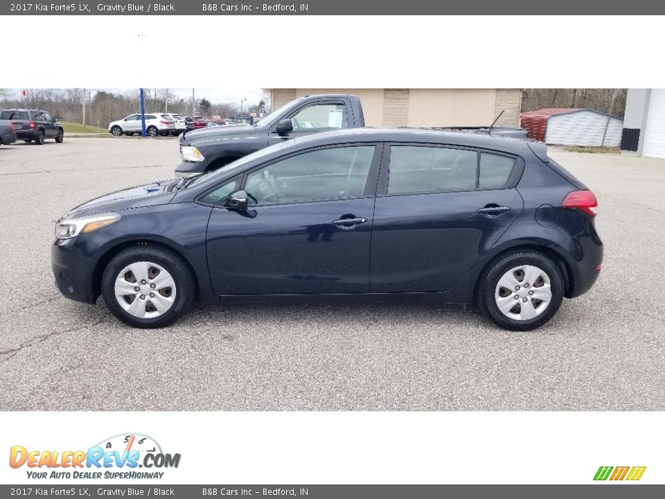 Gravity Blue 2017 Kia Forte5 LX Photo #2