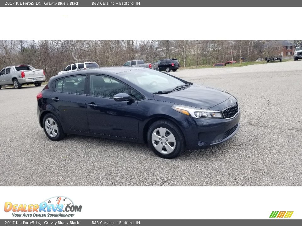 Gravity Blue 2017 Kia Forte5 LX Photo #6