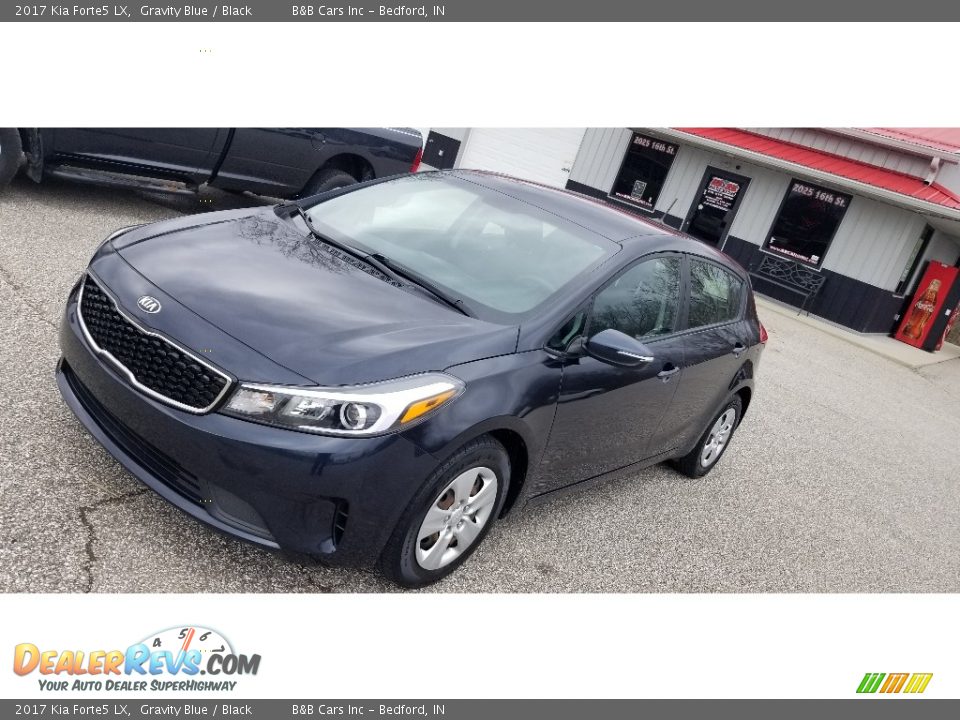 Gravity Blue 2017 Kia Forte5 LX Photo #8