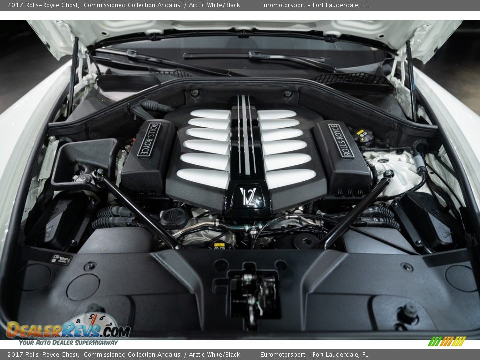 2017 Rolls-Royce Ghost  6.6 Liter Twin-Turbocharged DOHC 48-Valve VVT V12 Engine Photo #25