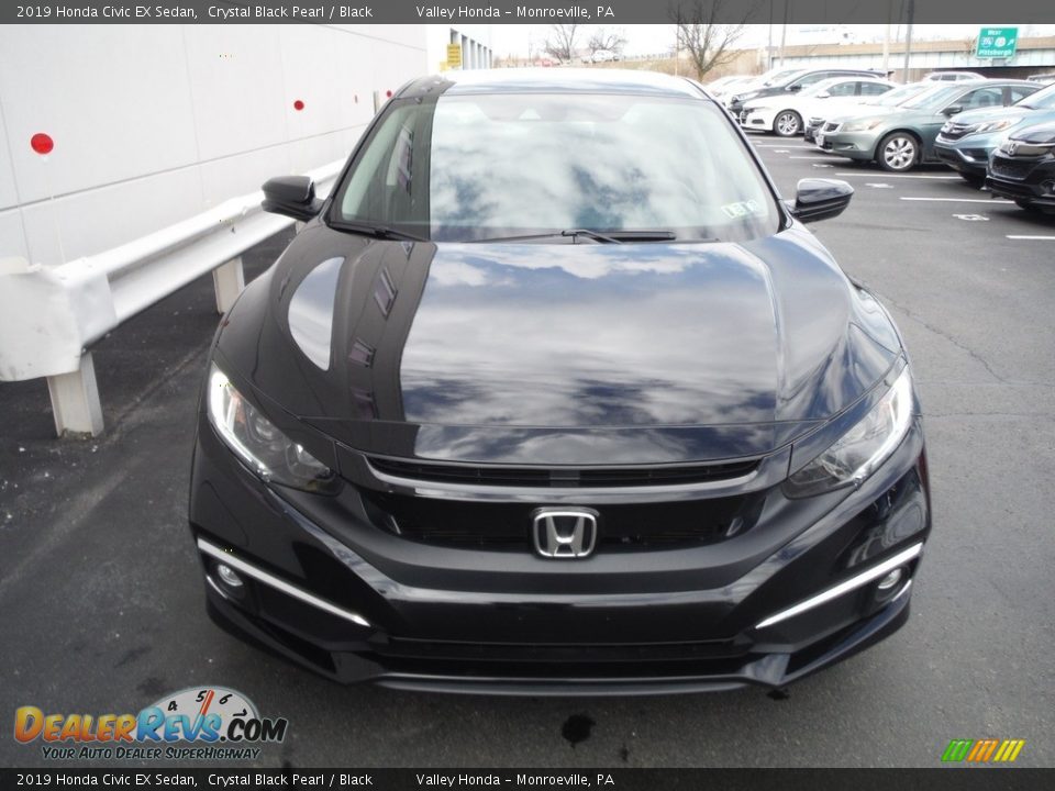 2019 Honda Civic EX Sedan Crystal Black Pearl / Black Photo #5