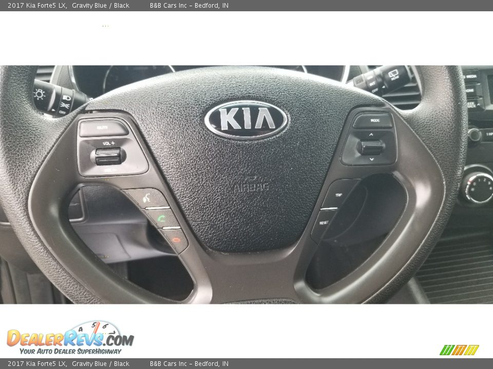 2017 Kia Forte5 LX Gravity Blue / Black Photo #19