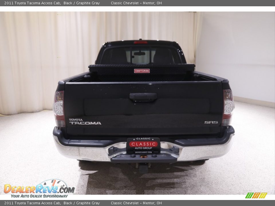 2011 Toyota Tacoma Access Cab Black / Graphite Gray Photo #14