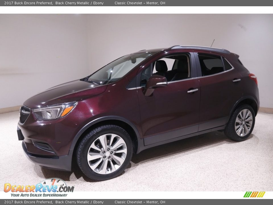 2017 Buick Encore Preferred Black Cherry Metallic / Ebony Photo #3