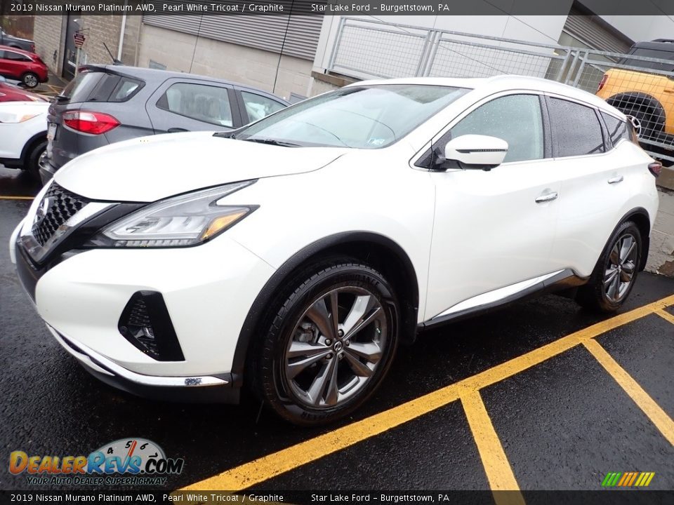 2019 Nissan Murano Platinum AWD Pearl White Tricoat / Graphite Photo #1