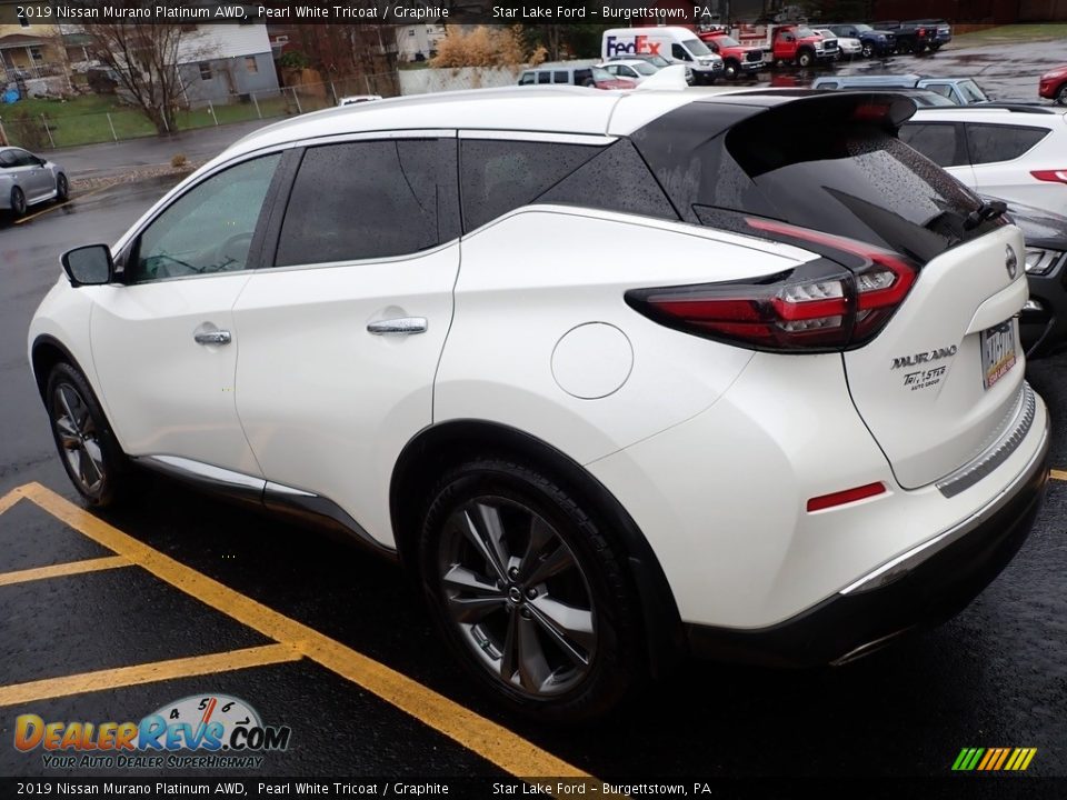 2019 Nissan Murano Platinum AWD Pearl White Tricoat / Graphite Photo #2