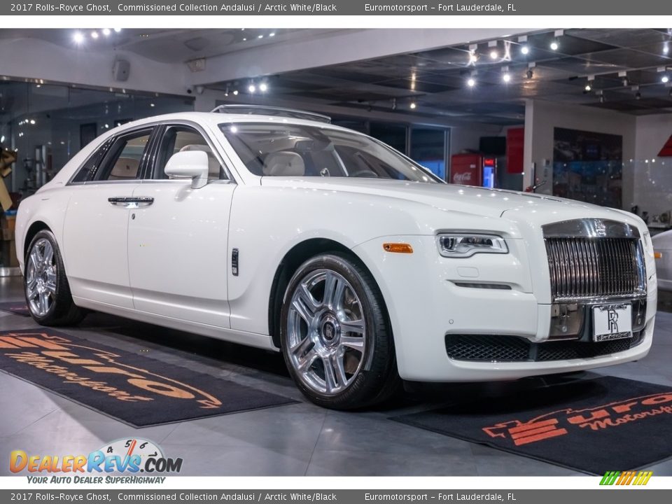 2017 Rolls-Royce Ghost Commissioned Collection Andalusi / Arctic White/Black Photo #46