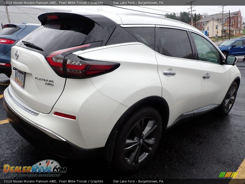 2019 Nissan Murano Platinum AWD Pearl White Tricoat / Graphite Photo #3