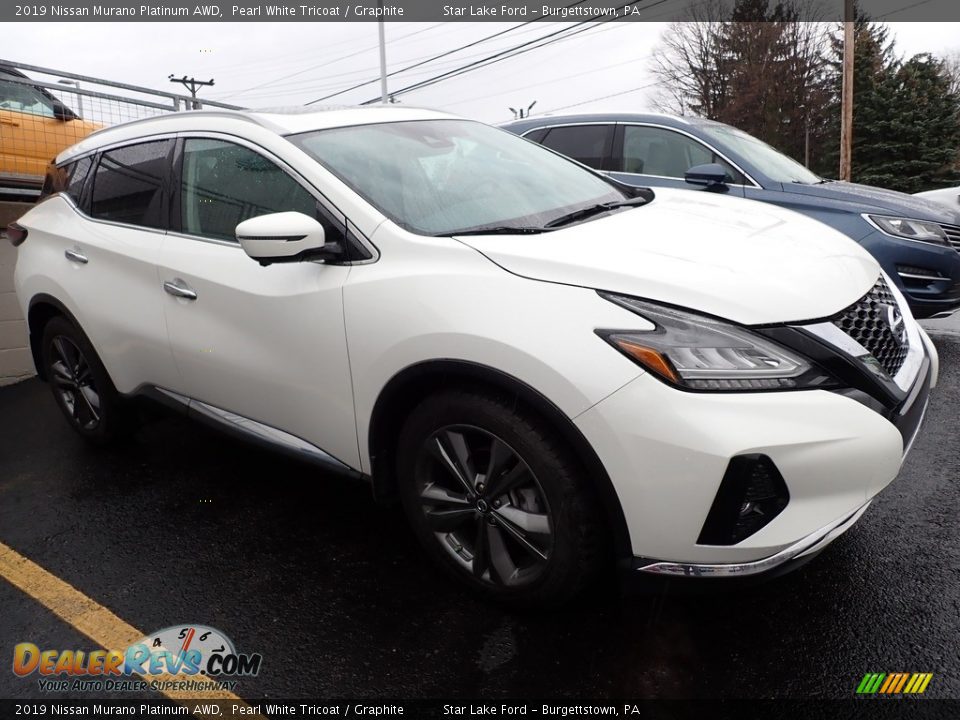 2019 Nissan Murano Platinum AWD Pearl White Tricoat / Graphite Photo #4