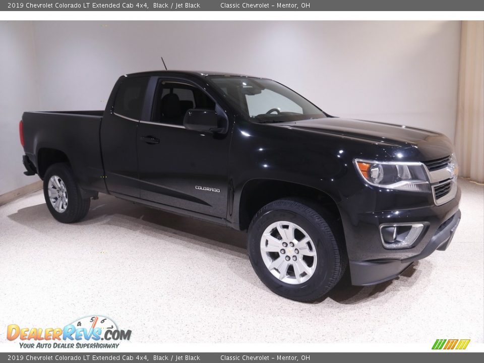 2019 Chevrolet Colorado LT Extended Cab 4x4 Black / Jet Black Photo #1