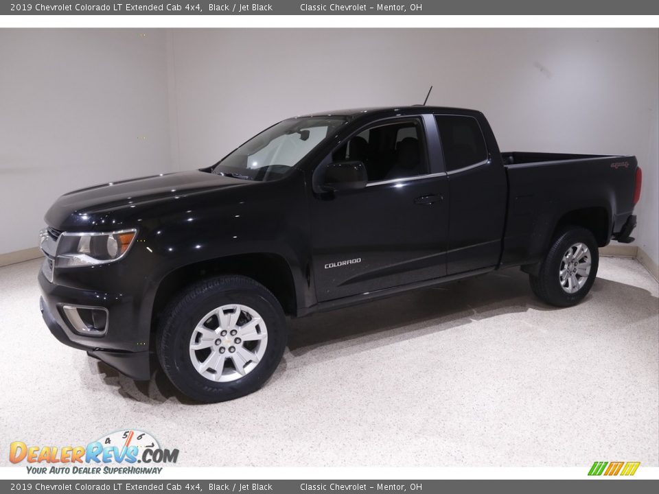 2019 Chevrolet Colorado LT Extended Cab 4x4 Black / Jet Black Photo #3