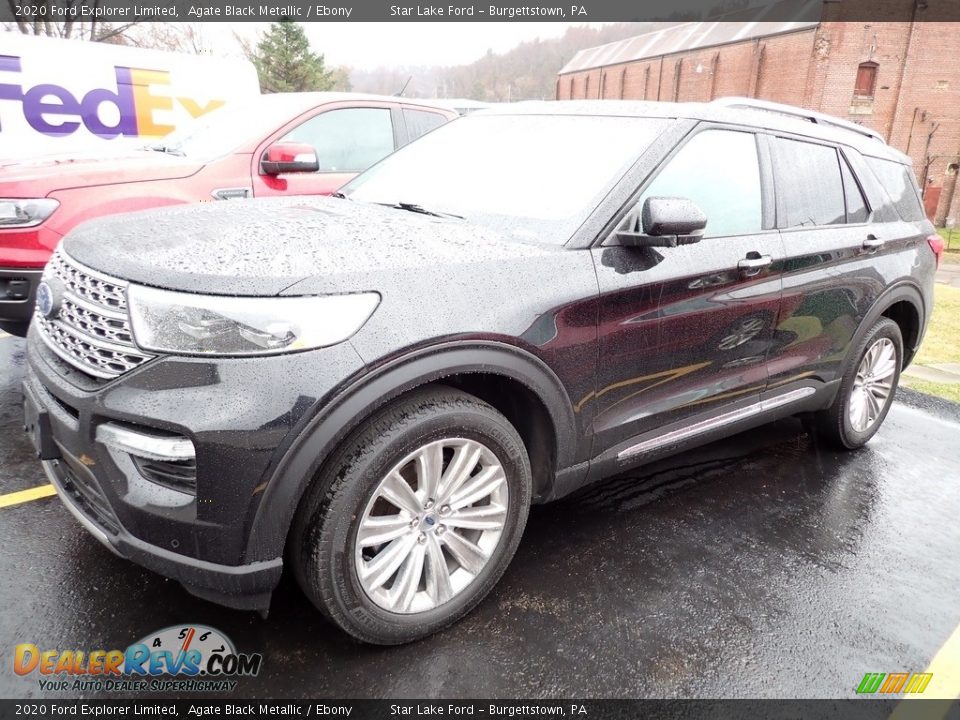 2020 Ford Explorer Limited Agate Black Metallic / Ebony Photo #1