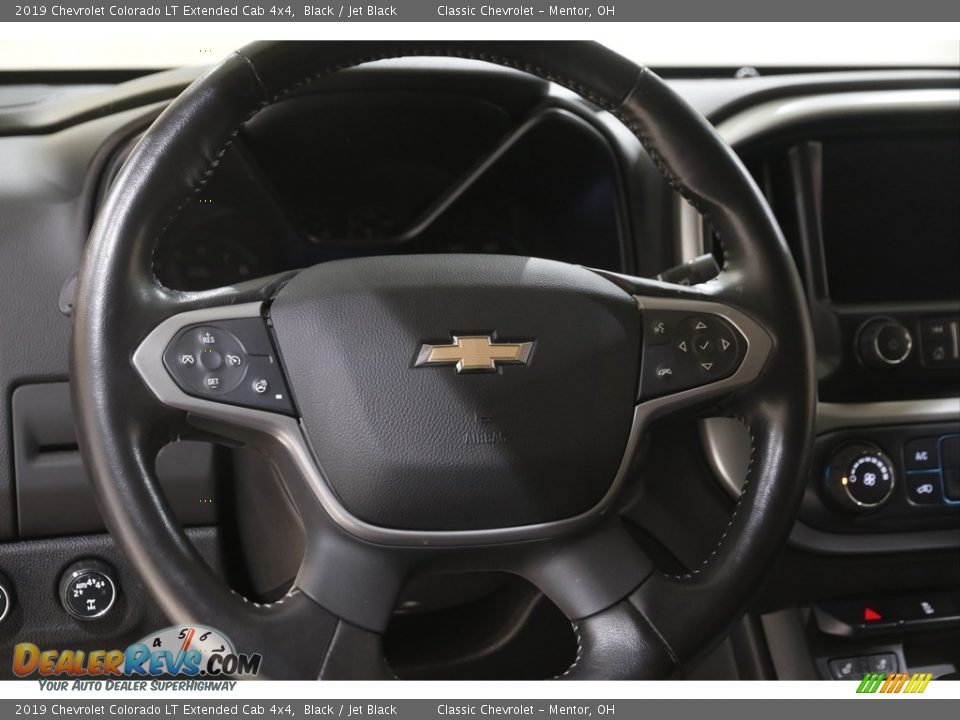 2019 Chevrolet Colorado LT Extended Cab 4x4 Black / Jet Black Photo #8