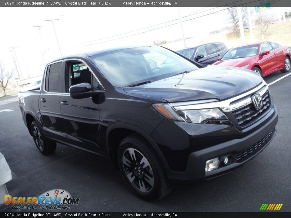 2020 Honda Ridgeline RTL AWD Crystal Black Pearl / Black Photo #6