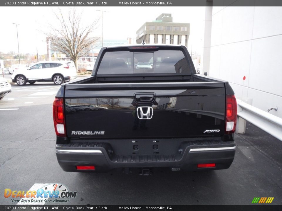 2020 Honda Ridgeline RTL AWD Crystal Black Pearl / Black Photo #8