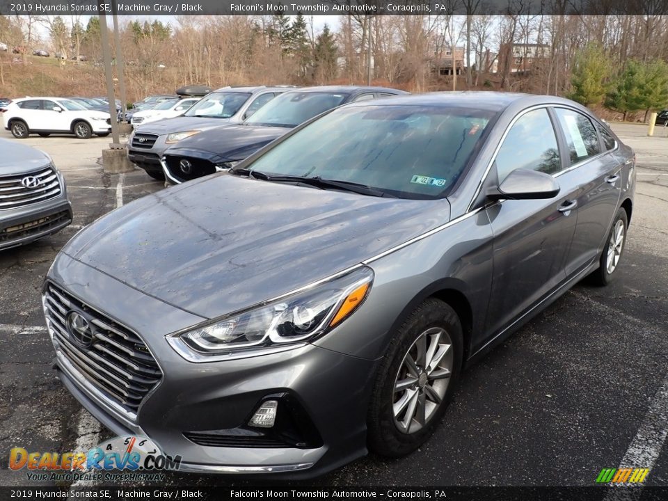 2019 Hyundai Sonata SE Machine Gray / Black Photo #1