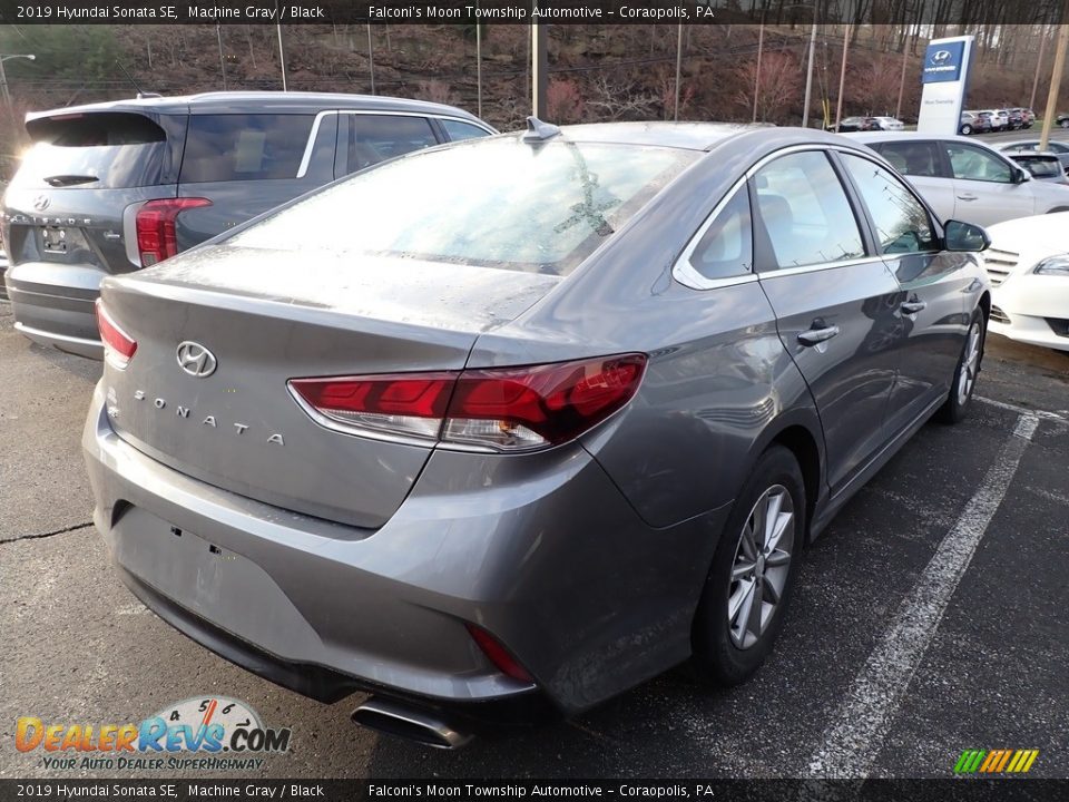 2019 Hyundai Sonata SE Machine Gray / Black Photo #4