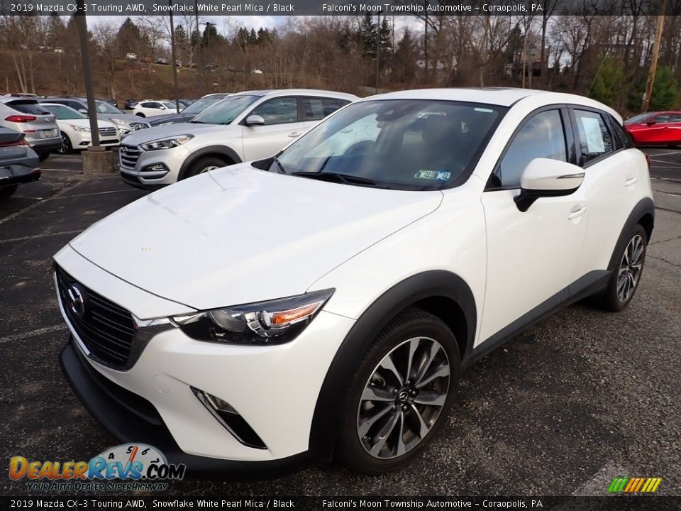 2019 Mazda CX-3 Touring AWD Snowflake White Pearl Mica / Black Photo #1