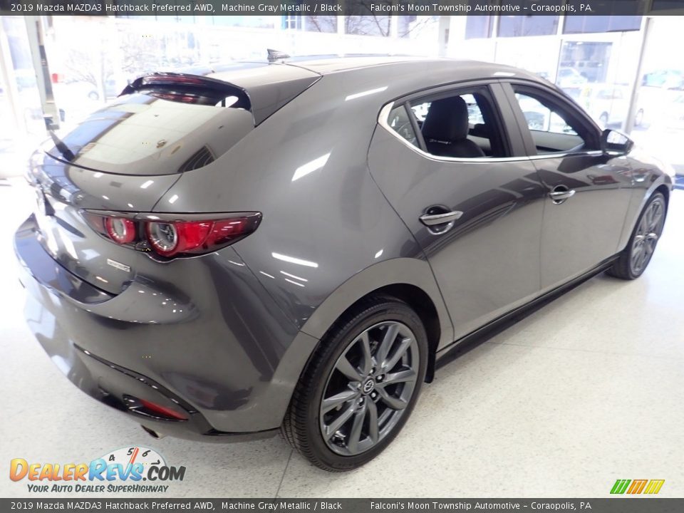 2019 Mazda MAZDA3 Hatchback Preferred AWD Machine Gray Metallic / Black Photo #2