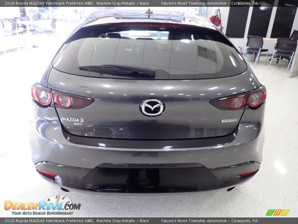 2019 Mazda MAZDA3 Hatchback Preferred AWD Machine Gray Metallic / Black Photo #3