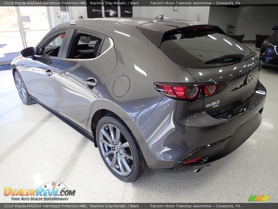 2019 Mazda MAZDA3 Hatchback Preferred AWD Machine Gray Metallic / Black Photo #5