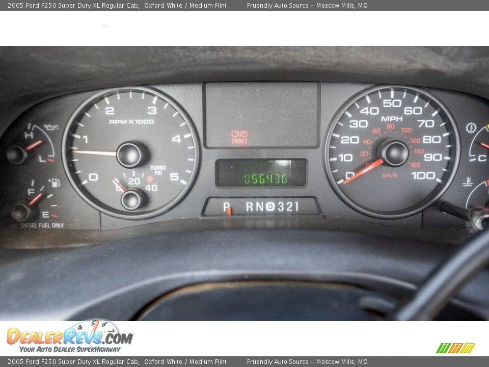 2005 Ford F250 Super Duty XL Regular Cab Gauges Photo #29