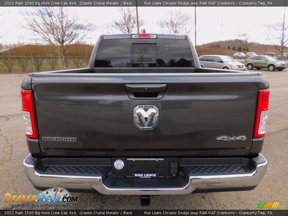 2022 Ram 1500 Big Horn Crew Cab 4x4 Granite Crystal Metallic / Black Photo #6