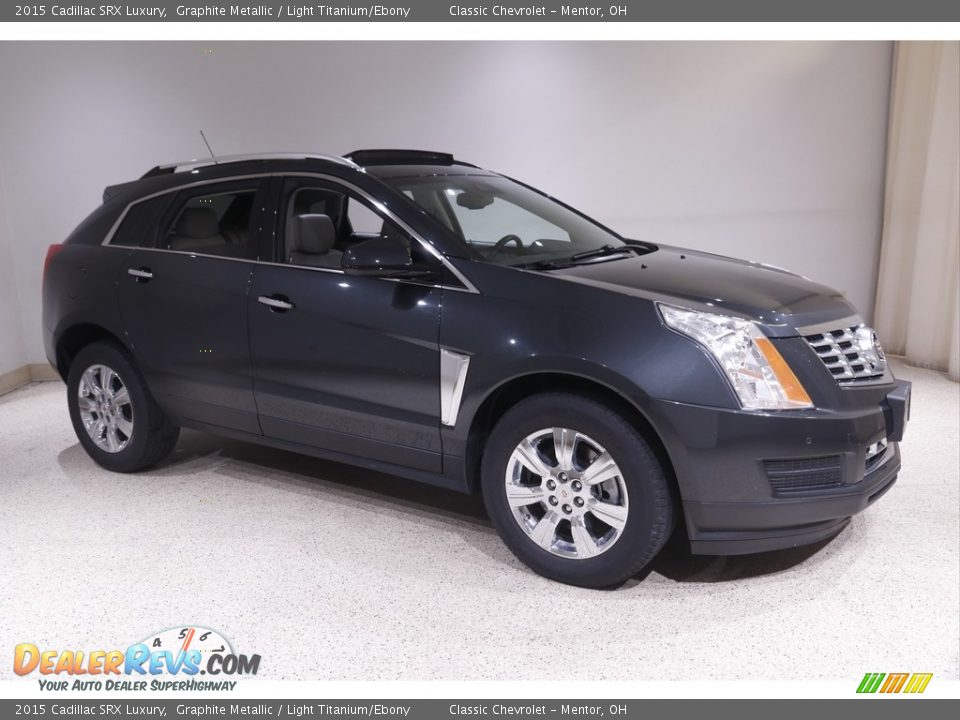 2015 Cadillac SRX Luxury Graphite Metallic / Light Titanium/Ebony Photo #1