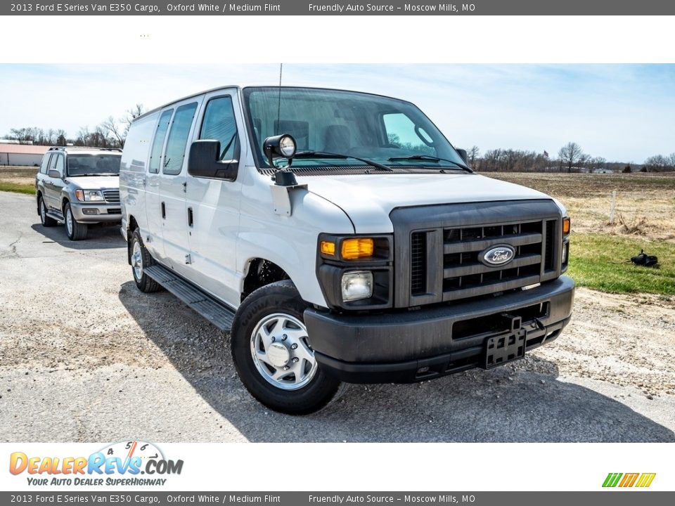 2013 Ford E Series Van E350 Cargo Oxford White / Medium Flint Photo #1