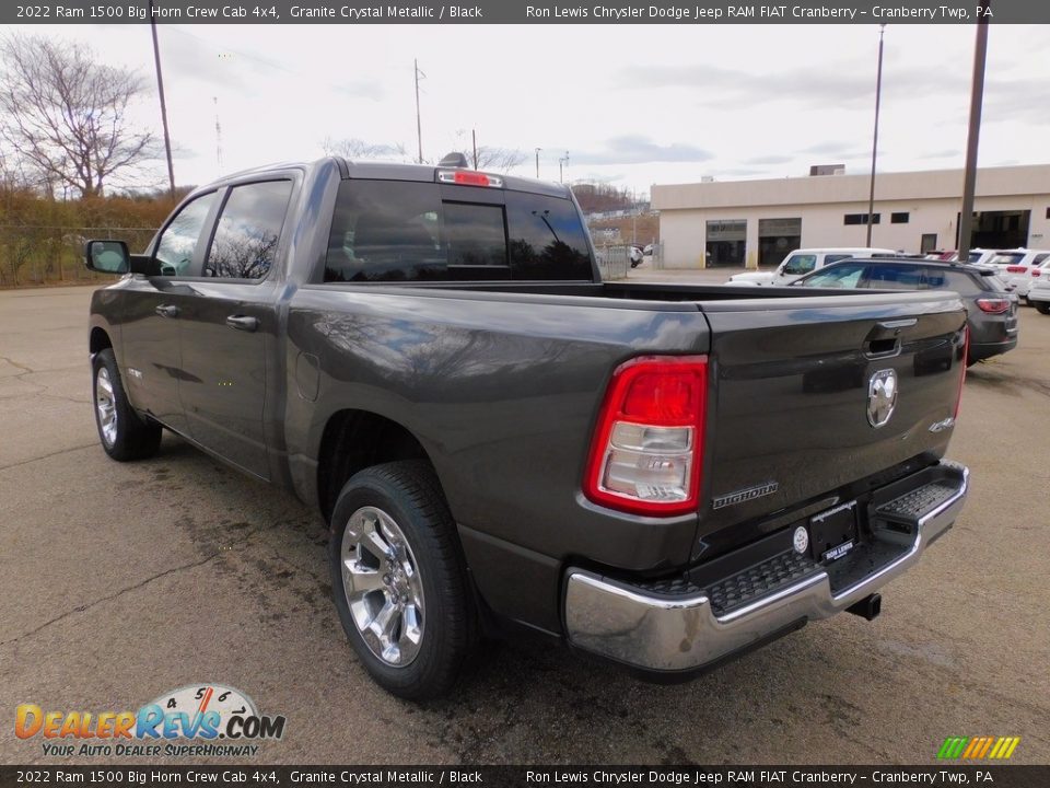 2022 Ram 1500 Big Horn Crew Cab 4x4 Granite Crystal Metallic / Black Photo #8