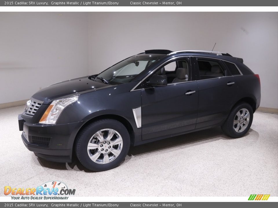 2015 Cadillac SRX Luxury Graphite Metallic / Light Titanium/Ebony Photo #3