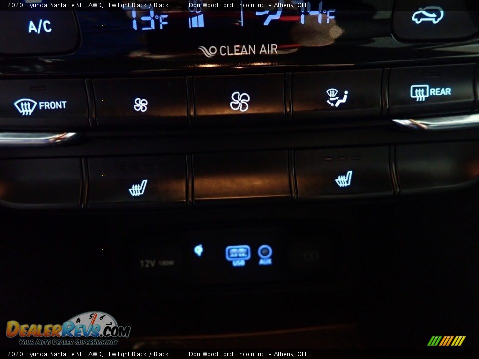 2020 Hyundai Santa Fe SEL AWD Twilight Black / Black Photo #2