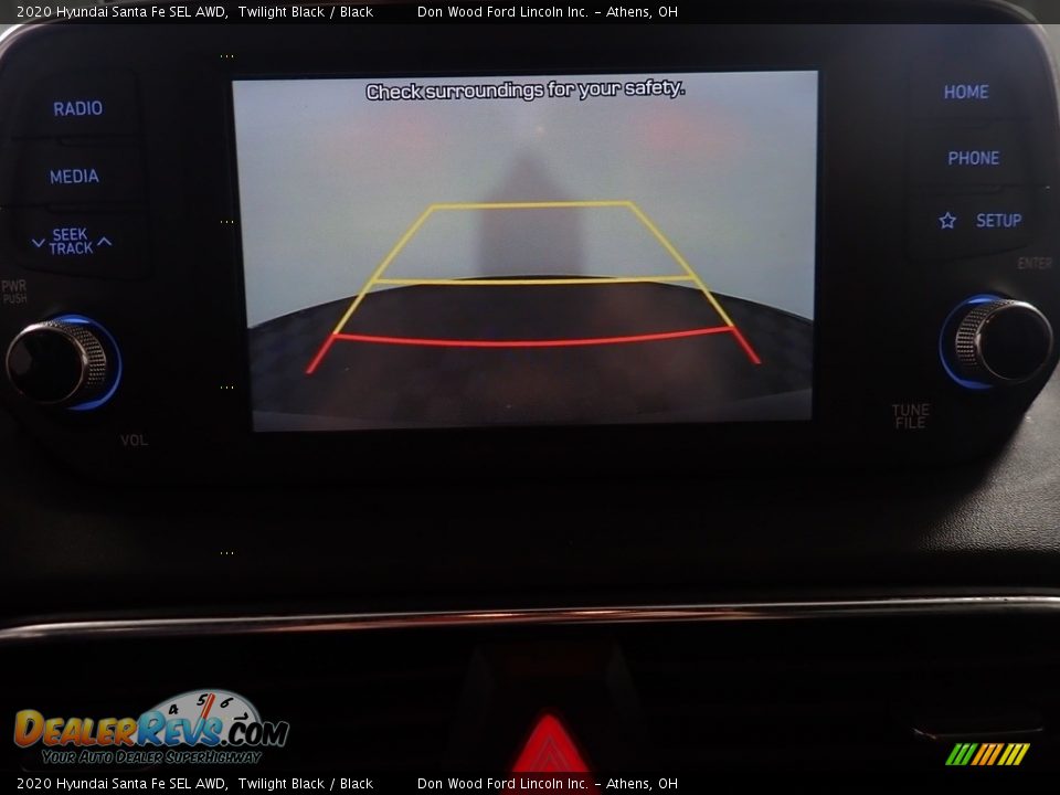 2020 Hyundai Santa Fe SEL AWD Twilight Black / Black Photo #3