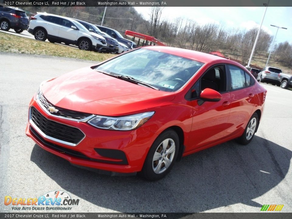 2017 Chevrolet Cruze LS Red Hot / Jet Black Photo #9