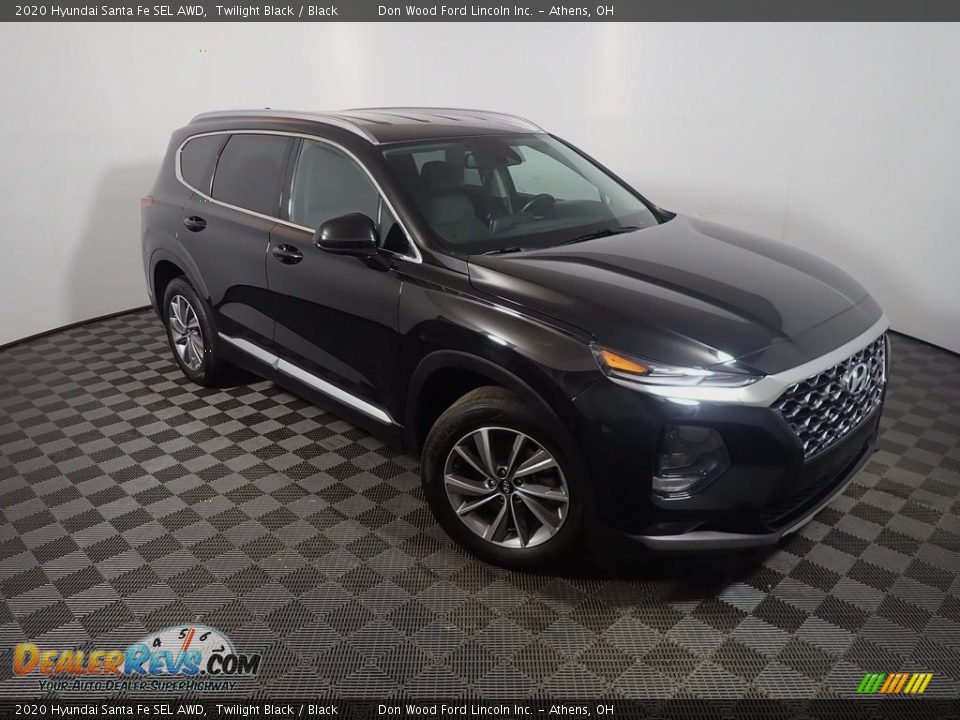 2020 Hyundai Santa Fe SEL AWD Twilight Black / Black Photo #4