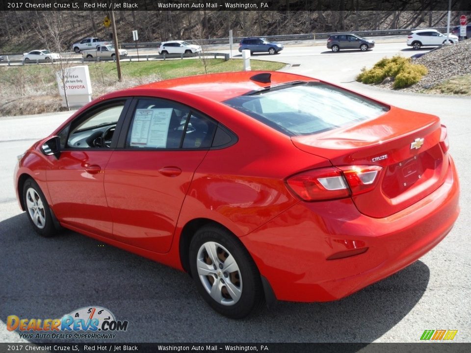 2017 Chevrolet Cruze LS Red Hot / Jet Black Photo #11