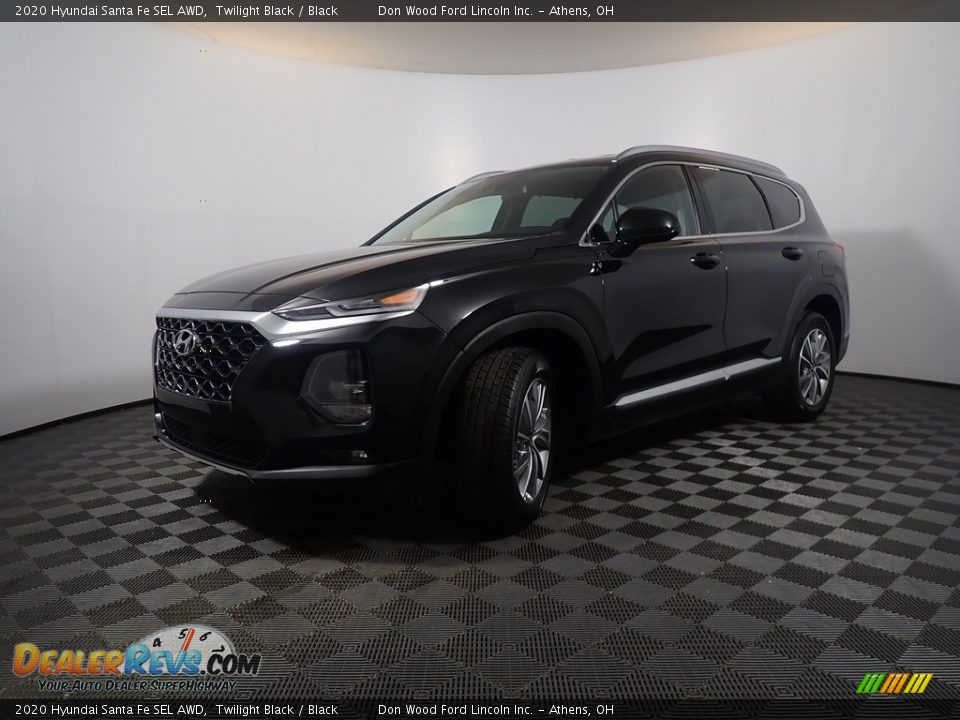 2020 Hyundai Santa Fe SEL AWD Twilight Black / Black Photo #9