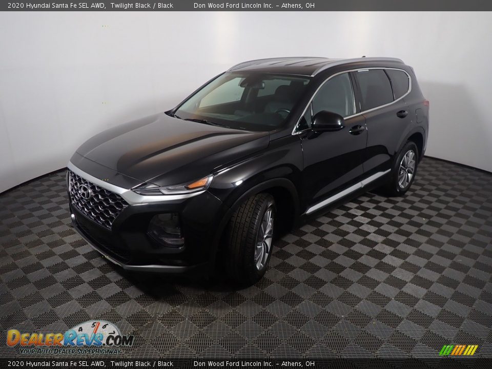 2020 Hyundai Santa Fe SEL AWD Twilight Black / Black Photo #10