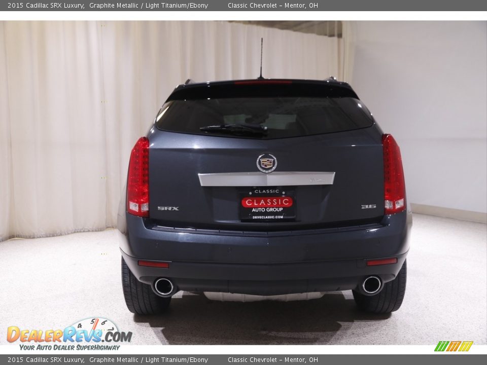 2015 Cadillac SRX Luxury Graphite Metallic / Light Titanium/Ebony Photo #18