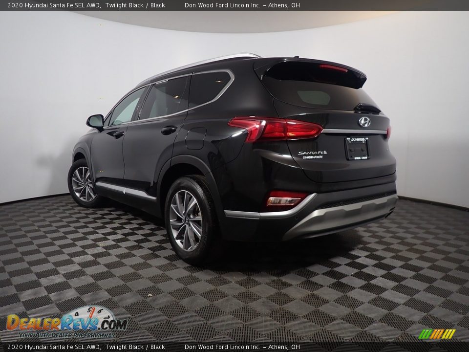 2020 Hyundai Santa Fe SEL AWD Twilight Black / Black Photo #12