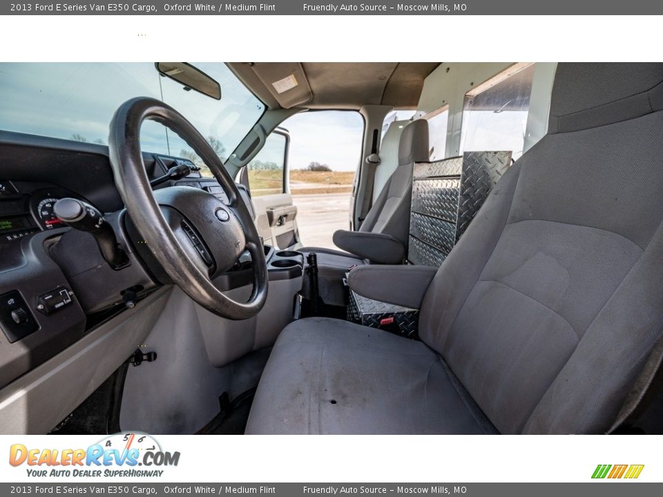 2013 Ford E Series Van E350 Cargo Oxford White / Medium Flint Photo #18