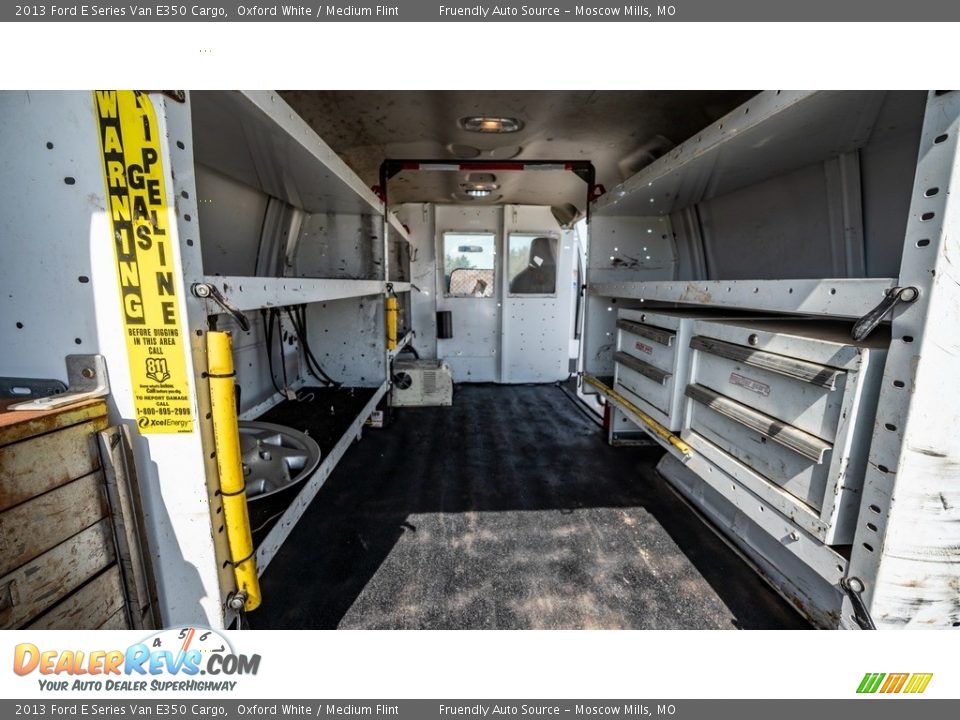 2013 Ford E Series Van E350 Cargo Oxford White / Medium Flint Photo #21