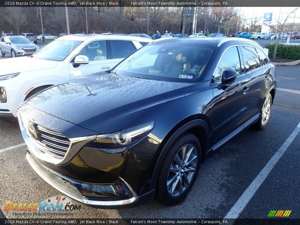 2019 Mazda CX-9 Grand Touring AWD Jet Black Mica / Black Photo #1